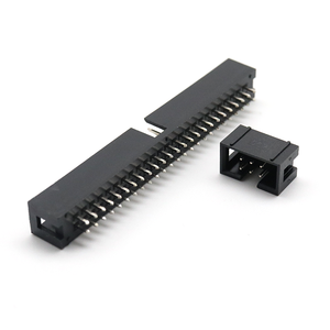 Conector IDC Box Header DC3 de Doble Fila 6/8/10/12/14/16/18/20/24/26/30-50P, Conector JTAG Negro con Paso de 2.54mm - Product Image 3
