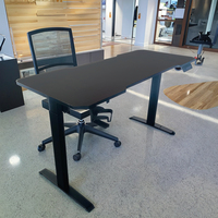 Table de jeu électrique 140cm réglable en hauteur mécanisme de levage debout bureaux de jeu ergonomiques nouveauté