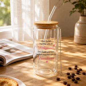 Gobelet en verre borosilicate durable JY 500 ml - Cadeau de remerciement pour les collègues, les <span class=keywords><strong>meilleurs</strong></span> amis, les mamans, les <span class=keywords><strong>voisins</strong></span> - Product Image 3