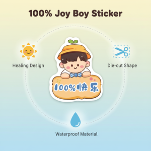 Hot Selling Printed Custom Vinyl Adhesive Die-Cut Water Cup Laptop Wall Home Decor Stickers - Product Image 4