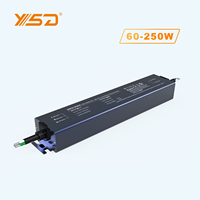 IP67 pilote linéaire super mince led 60W 12V 24V 2.5A 5A LED pilote de bande led boîte d'éclairage ultra mince LED DRIVERS