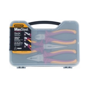For FatMax 3-Piece Insulation Clamp <b>Set</b> Material <b>Pliers</b> With Hard Case Hand-Powered 1000V 84-011-23 FatMax Insulation Cl - Product Image 1