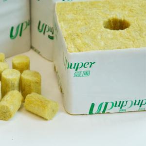 UPuper – ensemble de dalles en laine de roche, culture hydroponique, avec bloc et bouchon - Product Image 1