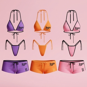 Private Label Custom Swimwear Luxury Designer Bathing Suits Manufacturer OEM Beachwear Women Two Piece High Quality Bikini Set