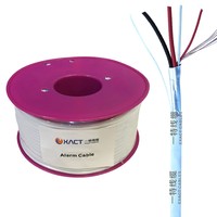 Câble à fibre optique LSZH à 6 conducteurs avec gaine en PVC Bouclier en feuille d'aluminium certifié CE pour les applications de contrôle et d'instrumentation audio