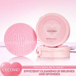 Savon Nettoyant Tout-en-un GECOMO : Barre de Nettoyage Rapide pour Pinceaux de <span class=keywords><strong>Maquillage</strong></span> et Houppettes – <span class=keywords><strong>Entretien</strong></span> Quotidien des Outils de Beauté - Product Image 2