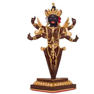 Puba Vajra Statue reines Kupfer Tibet Nepal Puba Vajra Buddha Statue Matou Ming König Buddha Statue Haus verehrung