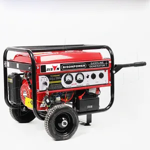 BISON (çin) 2.5kw 50hz/60hz taşınabilir 2500w 2.5kw benzinli jeneratör