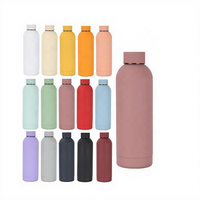 Beauchy bouteille de gym en acier inoxydable, bouteille d'eau de boisson en métal coloré, flacon sous vide thermique 500ml à Double paroi isolée