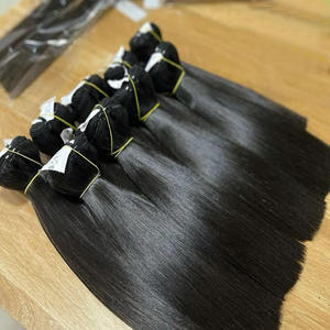 Vente en gros Extensions de cheveux humains bruts vierges Super Double Drawm Ongles à pression avec cheveux raides Fournisseurs commerciaux d'assurance - Product Image 3