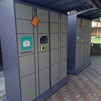 Système de casiers intelligents Baiwei, casiers de stockage de bagages en libre-service avec écran tactile, casiers de plage intelligents antirouille
