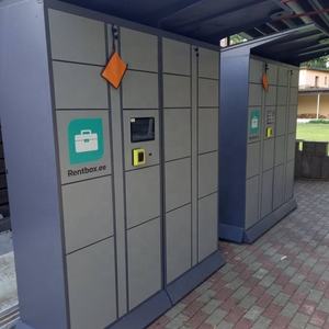 Baiwei ล็อกเกอร์อัจฉริยะบริการตนเองล็อกเกอร์เก็บสัมภาระพร้อมจอสัมผัสอัจฉริยะกันสนิมล็อกเกอร์ชายหาด - Product Image 3