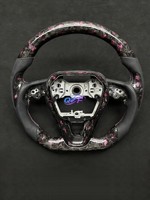Volant en fibre de carbone personnalisé pour Toyota Corolla Camry Avalon RAV4 EZ 2018 2019 2020 2021 2022 2023 2024