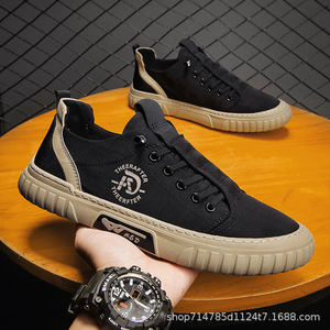 <strong>2026</strong> NEW KJ 2025 Spring Men's <strong>Basketball</strong> Style <strong>Shoes</strong> Hot-Selling New Breathable Casual Sneakers Trendy Canvas Design - Product Image 2