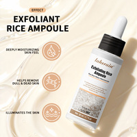 Sérum Visage Exfoliant Doux au Riz – Ampoule Peeling Corps et Visage – Éliminateur de Cellules Mortes et Points Noirs pour Soin Coréen de la Peau