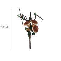 Artificielle Plastique Bébé Yucca Cactus Vert Barbarie Fig Décorations Poinsettia Amaryllis Arbres Tissu Vert Clair Couleur