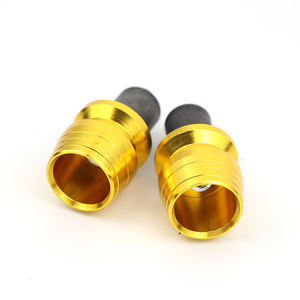 Embouts de guidon universels en aluminium pour moto avec bouchons anti-chute - Product Image 3