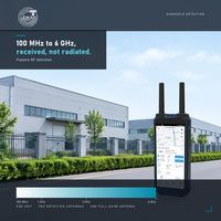 Système de détection de drones portatif, localisateur de pilote, capteur de spectre RF passif, portée 1-3 km, 1000 modèles, écran tactile 6 pouces, carte GPS