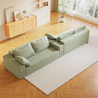 Einfach zu Montierendes Konvertierbares Modulares Ecksofa mit Chaiselongue, Quadratische Ecke, Bequemes Polsterbett für Apartments, Wohnbereiche, Einkaufszentren, Villen und Kellerräume