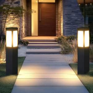 Lámpara de Jardín Moderna para Exteriores, IP65, Solar, de Aleación de Aluminio, Decorativa, para Caminos, Césped, LED, con Doble Temperatura de Color - Product Image 6