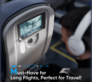 Émetteur-récepteur <span class=keywords><strong>Bluetooth</strong></span> pour avion, configuration facile, transmetteur audio <span class=keywords><strong>Bluetooth</strong></span> pour 2 appareils <span class=keywords><strong>Bluetooth</strong></span>, contrôle du volume, <span class=keywords><strong>RCA</strong></span> pour TV - Product Image 3