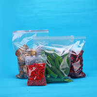 Großhandel Transparente Wiederverschließbare Ziplock-Plastikbeutel für Kosmetik, Schmuck, Schreibwaren und Zubehör mit Selbstklebeverschluss