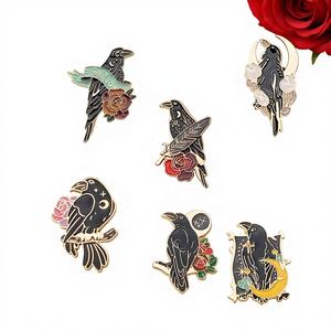 Pins de Esmalte Suave Personalizados de Fábrica, Insignias de Metal de Aleación de Zinc con Diseño de Pájaro Mágico, Pins de Solapa - Product Image 6