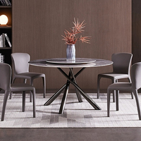 Pieds de table rectangulaires robustes en acier au carbone, style luxe moderne, pour hôtels, appartements et cuisines