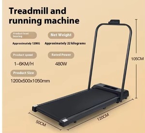 Caminadora Eléctrica Plegable Portátil con Pantalla LED y Velocidad Ajustable, Certificación CE, Inclinación Manual para Uso Doméstico - Product Image 3