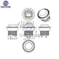 Bouton poussoir éclairé pour machine d'arcade, joystick et boutons rétroéclairés par LED, kits d'arcade, bouton d'arcade pour machine de jeu