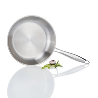 Poêle à frire en acier inoxydable 24 cm/28 cm, ustensiles de cuisine