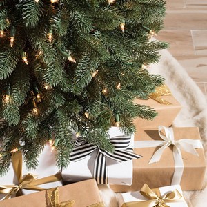 Stock T-128 2.1m Pen-style Pencil Automatic Flowering Pine Needle PE Indoor Living Room Christmas Decoration <b>Tree</b> LED Green - Product Image 2