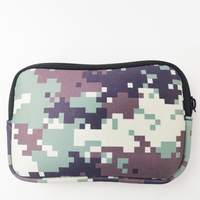 Design personnalisé néoprène porte-monnaie pochette étanche fermeture éclair portefeuille et étui d'identité pour hommes femmes impression porte-carte changement sac à main