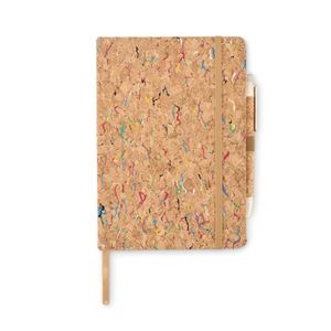 Hot Selling <b>A5</b> Size Eco-Friendly Recycled Cork Hard Cover Notebook Office Business Gift Set Promotional Journal <b>Notepad</b> Custom - Product Image 2