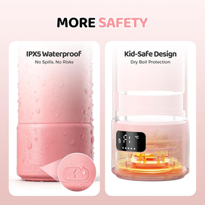 Scaldabiberon Ricaricabile Mom Cozy, Scaldabiberon Owala, Scaldabiberon Nabelwarmer per Neonati Senza Adattatore - Product Image 4