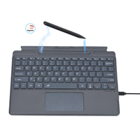Clavier pour Surface Pro 8/Pro X 13 pouces, clavier intelligent multifonctionnel avec pavé tactile, étui de protection pour clavier d'ordinateur portable Microsoft