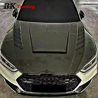 Capots moteur BK Tuning A5 B9 Upgrade LY Style en fibre de carbone 3K Twill, pièces de voiture, capot moteur pour Audi A5 S5 RS5, capot avant