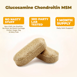 Integratore Erboristico in Capsule 1500 Mg Glucosamina Condroitina <span class=keywords><strong>MSM</strong></span> Supporto Articolare per Donne e Uomini - Product Image 4