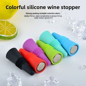 Bouchon de bouteille de vin en acier inoxydable au design créatif en forme de cône, avec joint en silicone, bouchon de bouteille de bière, bouchon de bouteille de boisson – En stock - Product Image 2