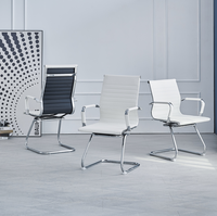 Chaise de bureau ergonomique pivotante de luxe en maille, avec housse amovible et accoudoirs fixes, style moderne, vente en gros, chaise de direction