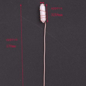 Bijoux Daisy - Ornement floral en cristal rose naturel, baguette magique <span class=keywords><strong>Harry</strong></span> Potter faite à la main pour le jardin - Product Image 4