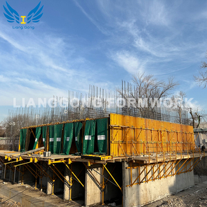 Plate-forme de poutre de cage d'ascenseur et de mur de noyau durable réglable Lianggong pour le coulage du béton de la cage d'as - Product Image 2
