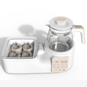 Stérilisateur et séchoir à biberon multifonction Chauffe-biberon et bouilloire en verre et PP sans BPA avec marmite pour 0-12 mois - Product Image 3