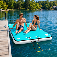 Vente flash : Plateforme flottante gonflable en PVC de Chine pour hôtels et complexes hôteliers, utilisation intérieure/extérieure, 5 à 10 passagers