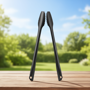 Maxi Multipurpose Nylon Kitchen <b>Tongs</b> (31cm) Black 17046 - Product Image 3