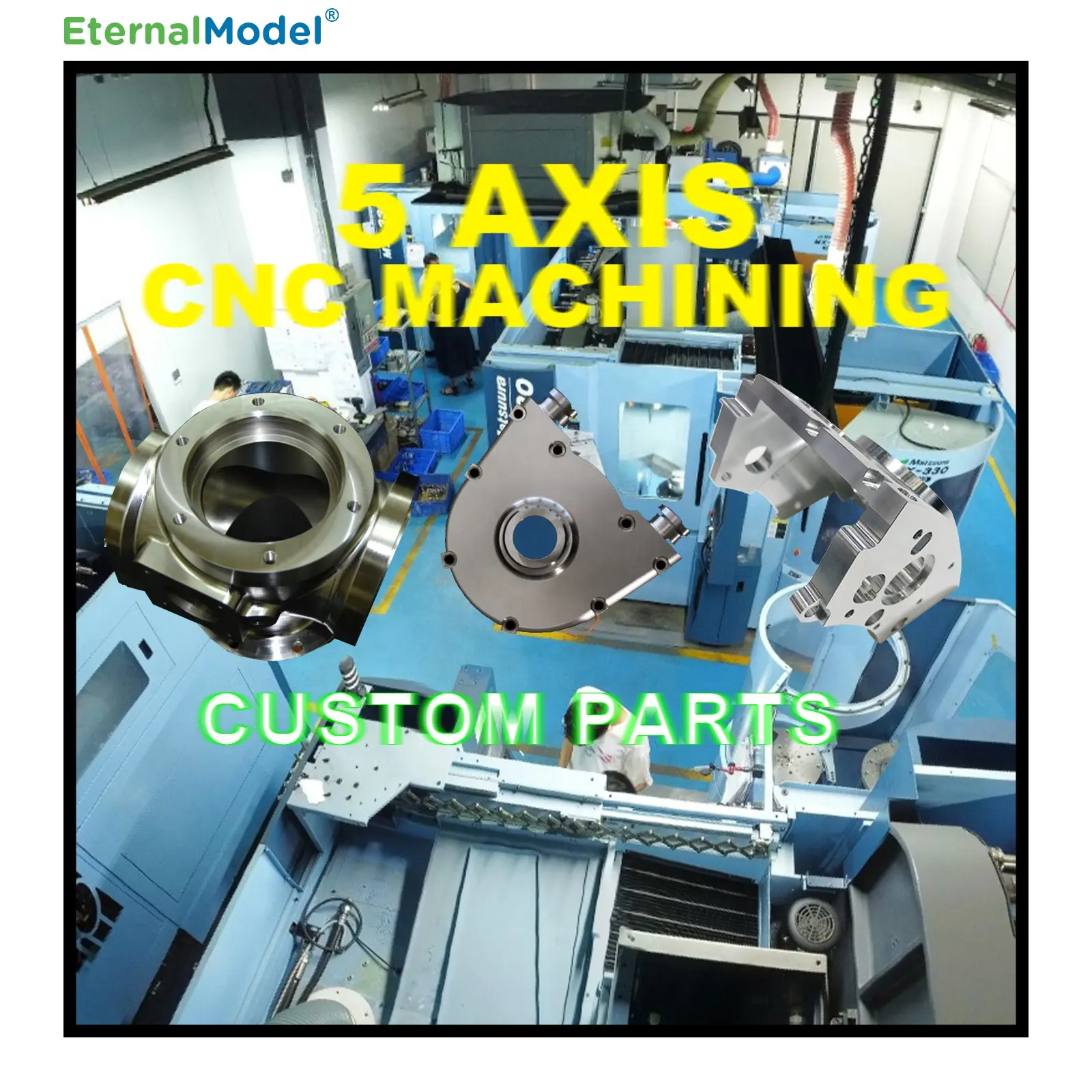 Industrie de course Fabrication de composants de haute qualité Usinage CNC 5 axes
