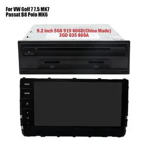 9.2 Screen Assembly 5G6 919 606D 3GD035866A Multimedia Screen Mainunit For Golf MK7/7.5/R Passat B8 Tiguan MK2