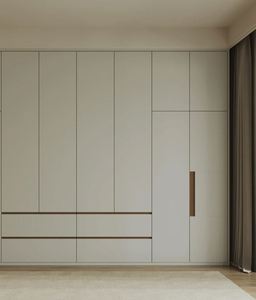 Armoire convertible moderne de luxe, dressing, coiffeuse, mobilier minimaliste de haute qualité européenne, taille personnalisée pour la maison, MDF - Product Image 4