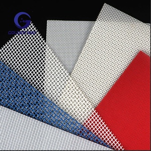 Iyi fiyat beyaz ve mavi örgü filtre bez polyester örgülü konveyör bant - Product Image 3