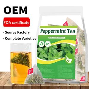 Bolsitas de Té de Menta Natural en Stock, 2g x 30 Paquetes, Té Herbal que Favorece la Comodidad Digestiva, el Aliento Fresco y la Refrescancia Matutina - Product Image 2